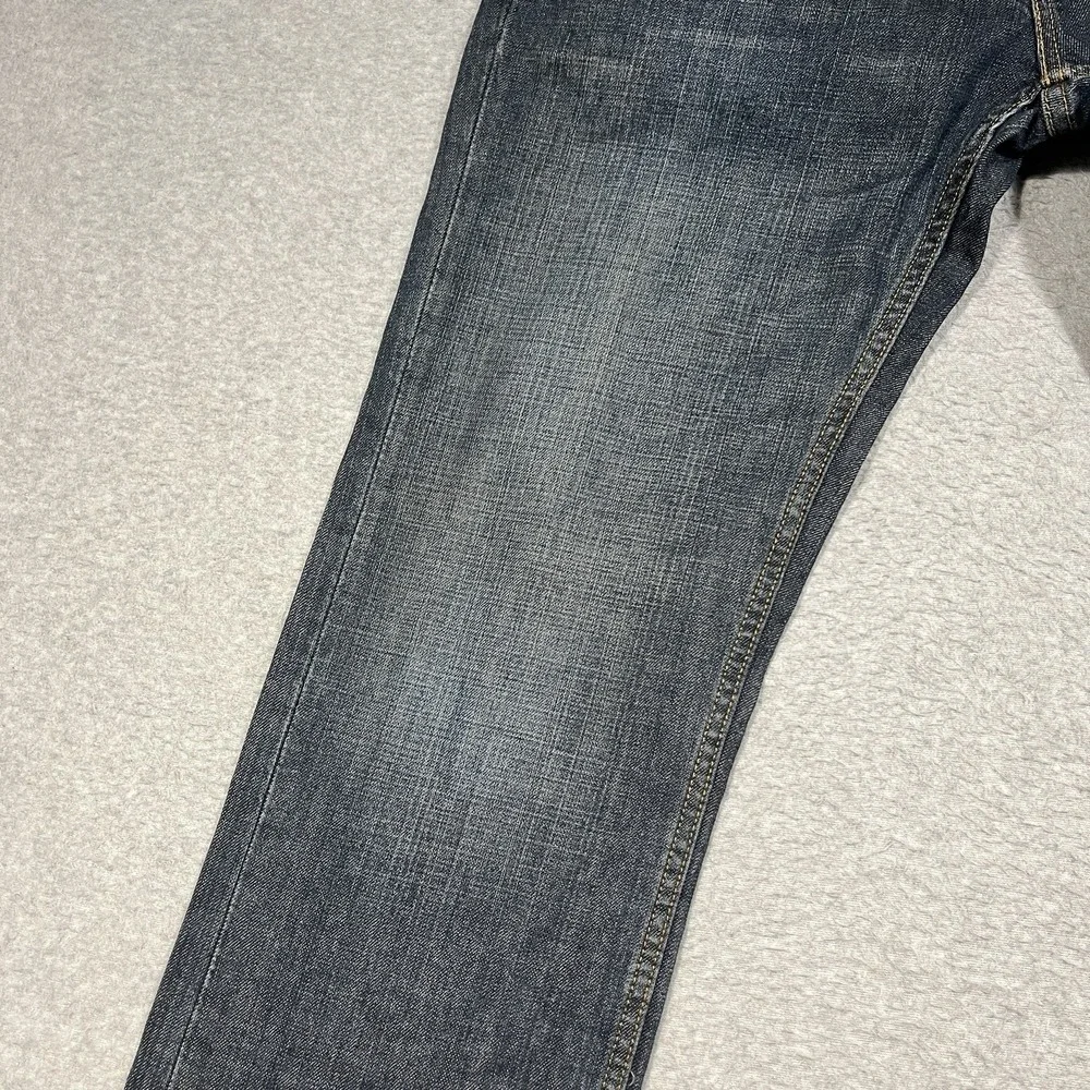 Levis Jeans Mens 33x34 (Fits 34x34) Blue 559 Relaxed Straight Dark Denim Cotton